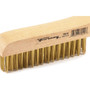 Forney 70519  Wire Scratch Brush-Brass-Wood Shoe Hndl 10 Image 1