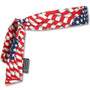Chill-Its 6700  Evaporative Cooling Bandana - Tie Style - Stars & Stripes Design (12303) Image 0