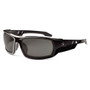 Skullerz 50030E Odin Safety Glasses Black Frame Sunglasses - Smoke Lens Image 0