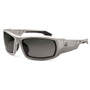 Skullerz 50130E Odin Safety Glasses Matte Gray Frame Sunglasses - Smoke Lens Image 0