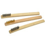 Enkay 1660-3C  3-Piece Mini Wire Brush Set with Brass, Stainless and Nylon Image 0