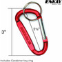 Enkay 515 Carabiner Key Ring 3-1/8" Asssorted Colors Image 3
