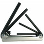 Eklind 20511  5 Piece Classic Fold-Up SAE Hex Key Set (3/16" to 3/8") Image 0