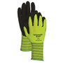 Wonder Grip WG310HV  Extra-Grip High Visibility Latex Palm Gloves - Medium Image 0