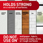 3M 17201BLK-ES  Command 10 Lb Black Picture Hanging Strips 4 Pairs per Package Image 2