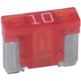Bussmann BP/ATM-10LP-RP  Red ATM Low-Profile 10 Amp Fast-Acting Automotive Mini Blade Fuses - 5 per Card Image 0