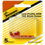 Bussmann BP/ATM-10LP-RP  Red ATM Low-Profile 10 Amp Fast-Acting Automotive Mini Blade Fuses - 5 per Card Image 1