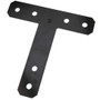 National N266-473  12" x 12" x 3/16" T-Plate - Black (1162BC) Image 0