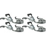 Keeper 05510  1" x 12' High Tension Ratchet Tie-Down Straps with Vinyl Coated J-Hooks - 4 Straps per Package Image 0