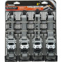 Keeper 05510  1" x 12' High Tension Ratchet Tie-Down Straps with Vinyl Coated J-Hooks - 4 Straps per Package Image 1