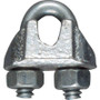 National N248-278  1/8" Wire Cable Clamp - Zinc Plated Image 1