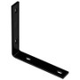 National N351-467  8.25" x 1.5" x 1/4" Corner Brace - Black  Image 0