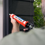 Red Devil 0876  Window & Door Siliconized Acrylic Caulk 10.1 FL. OZ. Cartridge Clear Image 4