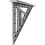Swanson S0145  4-1/2" Aluminum Speed Trim Square Image 2