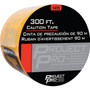 Performance Tool 1475  3" x 300' Roll Caution Tape Image 1