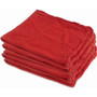 Buffalo 62006C  Red Cotton Shop Towels / Rags - 5 per Package Image 1