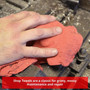 Buffalo 62006C  Red Cotton Shop Towels / Rags - 5 per Package Image 2