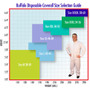 Buffalo 68510  Disposable White Polypro Hooded Coveralls Size Large (42-44) - 1 per Package Image 2 Buffalo 68510  Disposable White Polypro Hooded Coveralls Size Large (42-44) - 1 per Package Image 2