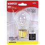 Satco S3720  40 Watt Clear Appliance Light Bulb with Medium Base Image 1