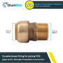 SharkBite U134LFA  3/4" Push-to-Connect x 3/4" MNPT Brass Male Adapter Image 1