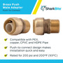 SharkBite U134LFA  3/4" Push-to-Connect x 3/4" MNPT Brass Male Adapter Image 3