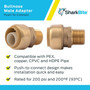 SharkBite U138LFA  3/4" Push-to-Connect x 1/2" MNPT Brass Male Adapter Image 3