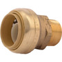 SharkBite U142LFA  1" Push-to-Connect x 3/4" MNPT Brass Male Adapter Image 0