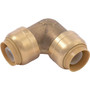 SharkBite U248LFA  1/2" x 1/2" Push-to-Connect Brass 90-Degree Elbow Image 0