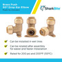 SharkBite U249LFA  Sb 1/2" x 1/2" Push-to-Connect Brass 90-Degree Elbow with Drop Ears Image 3