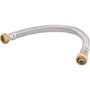 SharkBite U3088FLEX18LF  3/4" Push-to-Connect x 3/4" FIP x 18" Length Stainless Steel Braided Water Heater Connector Hose Image 0