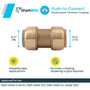 SharkBite U4016LFA  3/4" PB x 3/4" CTS PVC and Polybutylene Transition Coupler Image 1