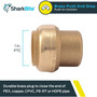 SharkBite U520LFA  1" Push-to-Connect End Stop Cap Image 1
