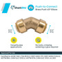SharkBite U656LFA  3/4" x 3/4" Push-to-Connect Brass 45-Degree Elbow Image 4