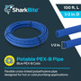 SharkBite U860B100  1/2" Blue PEX-B Pipe 100' Coil Image 1