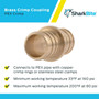 SharkBite UC016LFA  3/4" x 3/4" Barbed Brass Coupler for PEX Image 3