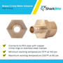 SharkBite UC116LFA   1/2" Barb x 3/4" MNPT Brass Male Connector for PEX Image 3