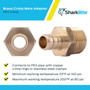 SharkBite UC120LFA  1/2" Barb x 1/2" MNPT Brass Male Connector for PEX Image 3