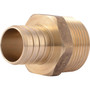 SharkBite UC140LFA  1" Barb x 1" MNPT Brass Male Connector for PEX Image 0