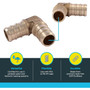 SharkBite UC260LFA  1" x 1" Barbed Brass 90 Degree Elbow for PEX Image 2