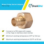 SharkBite UC530LFA  3/4" Barb x 3/4" NPSM Brass Swivel Adapter for PEX Image 4