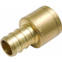 SharkBite UC600LFA  1/2" Barb x 1/2" Female Brass Sweat Adapter for PEX to Copper Pipe Image 0