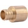 SharkBite UC606LFA  3/4" Barb x 3/4" Female Brass Sweat Adapter for PEX to Copper Pipe Image 0