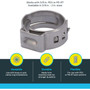 SharkBite UC952A  3/8" Stainless Steel Clamp Ring for PEX - 10 per Package Image 2