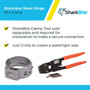 SharkBite UC952A  3/8" Stainless Steel Clamp Ring for PEX - 10 per Package Image 3