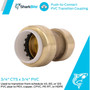 SharkBite UIP4016A  3/4" CTS x 3/4" PVC Push-to-Connect Transition Coupler Image 4