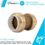 SharkBite UIP4020A  1" CTS x 1" PVC Push-to-Connect Transition Coupler Image 2