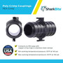 SharkBite UP016A5  3/4" x 3/4" Barbed Poly Coupler for PEX - 5 per Package Image 3