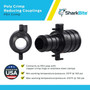 SharkBite UP058A5  3/4" x 1/2" Barbed Poly Reducing Coupler for PEX - 5 per Package Image 3
