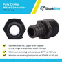 SharkBite UP134A5  3/4" Barb x 3/4" MNPT Poly Male Connector for PEX - 5 per Package Image 3