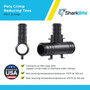 SharkBite UP412A5  3/4" x 3/4" x 1/2" Barbed Poly Reducing Tee for PEX - 5 per Package Image 3